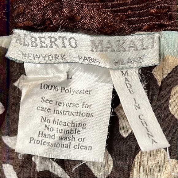 Gorgeous designer Alberto Makali brown jacket L, very flattering - Picture 5 of 8